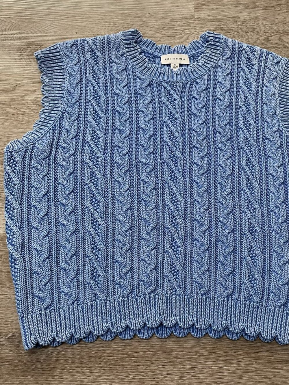 Cable Knit Sweater Vest